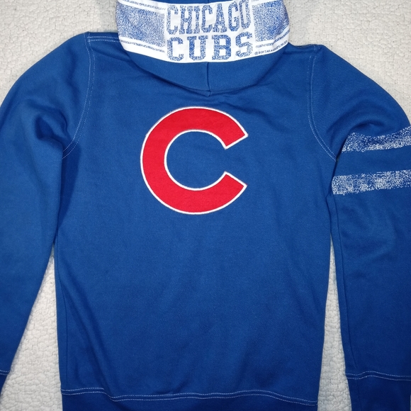 Chicago Cubs women's full zip hoodie size S/P - Picture 2 of 3